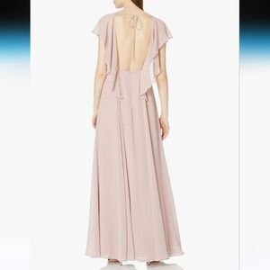 JENNY YOO ALANA FLUTTER SLEEVE chiffon Gown dress Bridesmaid Prom 8 Wedding